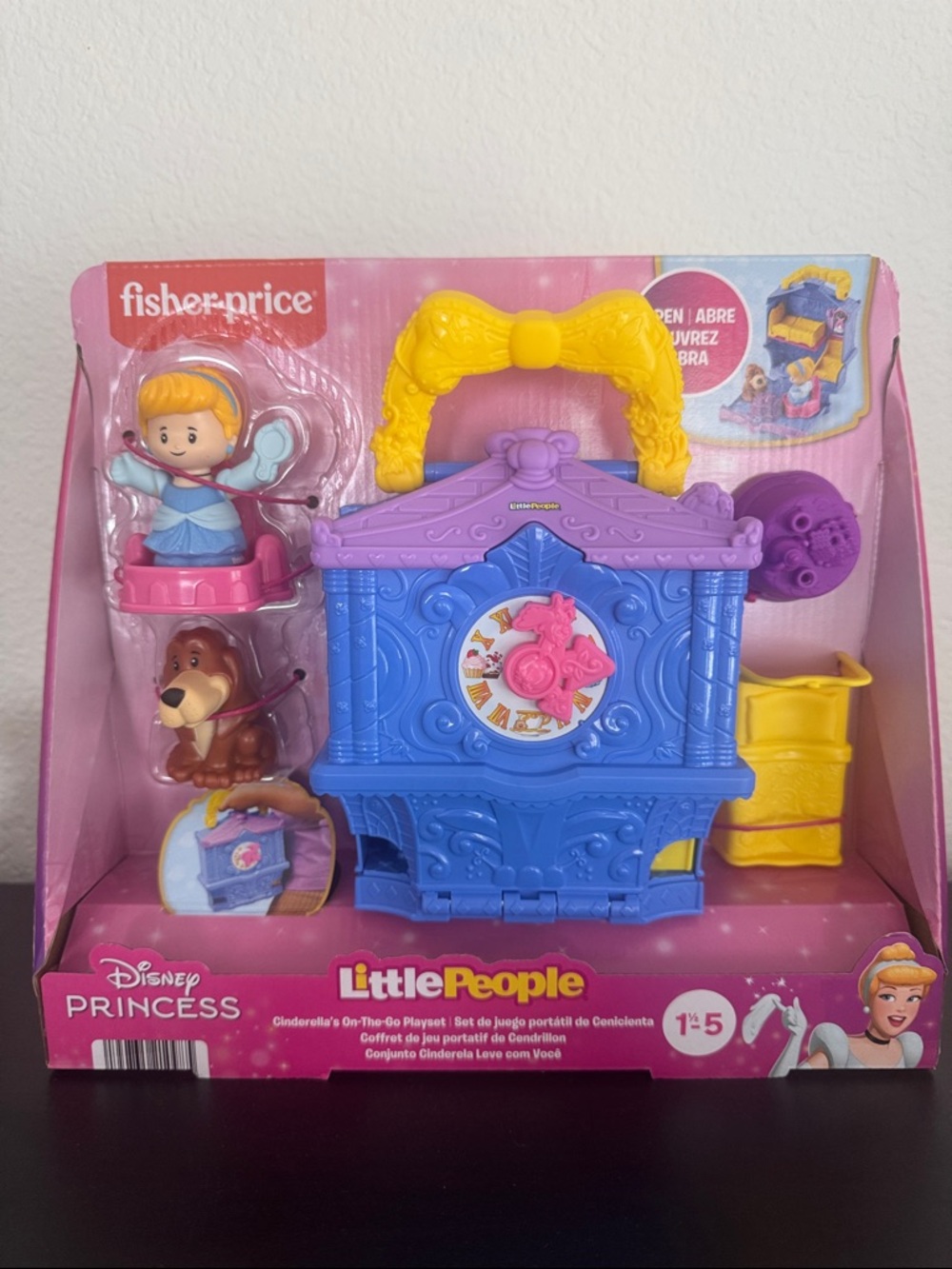 Little People Cinderella On the Go Playset - BRAND NEW